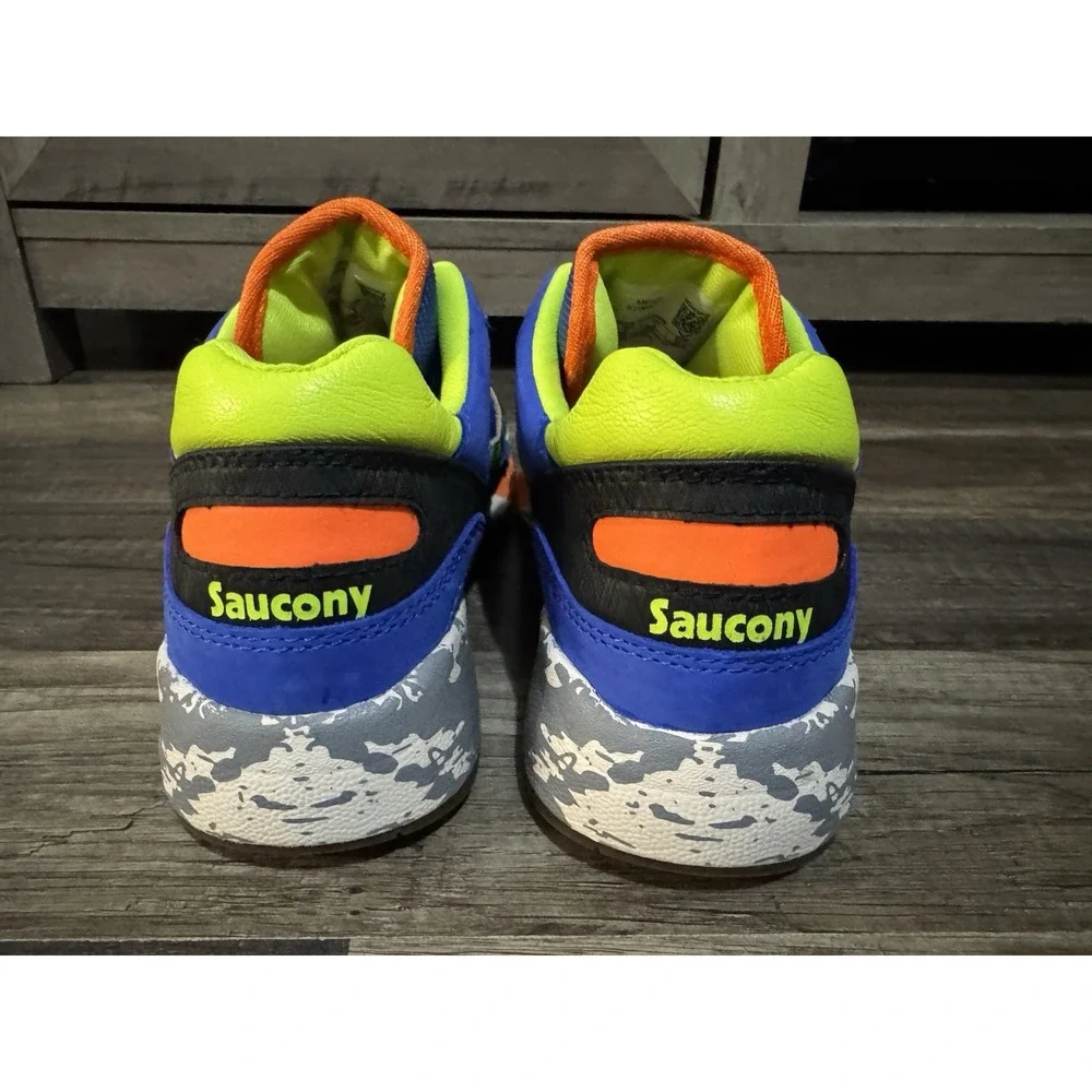 Saucony Originals Shadow 6000 Trail CPK Blue/Lime Men's 6 Running Shoes S70643-1